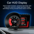 thumbnail image 4 of Overspeed Car Headup Display Digital GPS Speedometer Dual System Display with Speed/Clock/RPM/Water&Oil Temperature/Altitude/etc. Overspeed Alarm Acceleration Test Brake Test, 4 of 7