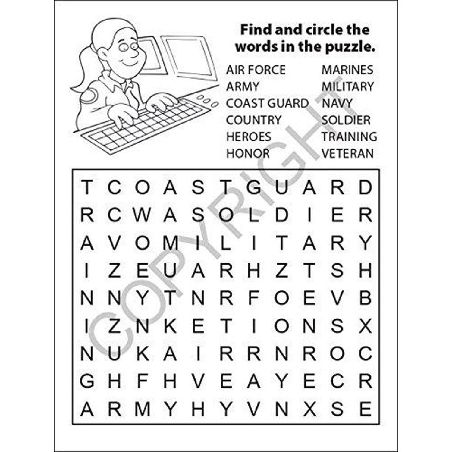 ZoCo 25-Pack American Heroes Kid's 16-Page Coloring & Activity Book Set