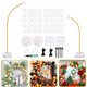 thumbnail image 1 of Kit con forma de arco de globos AerWo de 2,85 m y 1,8 m con soporte para bodas, 1 of 6