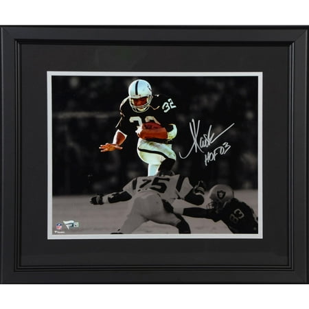 Marcus Allen Las Vegas Raiders Framed Autographed 11" x 14" Spotlight Photograph with "HOF 03" Inscription - Fanatics Authentic Certified