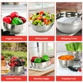 thumbnail image 6 of Mixing Bowls With Lids Set, 23PCS Mixing Bowls Set, Stainless Steel Kitchen Nesting Metal Bowl, 1.5, 3, 5 quart, Measuring Cups for Prepping Cooking Serving, 6 of 10