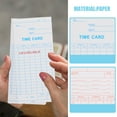 thumbnail image 5 of NIAIZEK Multi-Color Attendance Cards 100 Pack Paper Sheets for Accurate and Efficient Employee Time Tracking, 5 of 8
