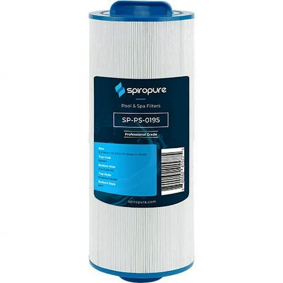 SpiroPure Replacement for Unicel 5CH-502 C-5303 Filbur FC-0195 Pleatco PPM50SC-F2M PDC30-AFS Baleen AK-90106 Hot Tub Spa Pool Filter Replacement Cartridge