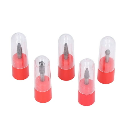 

Flash Sale 5Pcs 6x8mm Tungsten Steel Burr Files Rotating Grinding Burrs Set for Woodworking Carving Polishing