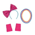 thumbnail image 3 of Diadema con lazo de diseño retro para mujer, decoración de fiesta, collar para regalo de cumpleaños de víspera, 3 of 9