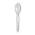 thumbnail image 2 of Dixie TH017 6 in. Heavyweight Plastic Cutlery Teaspoon - Crystal Clear (1000/Carton), 2 of 4