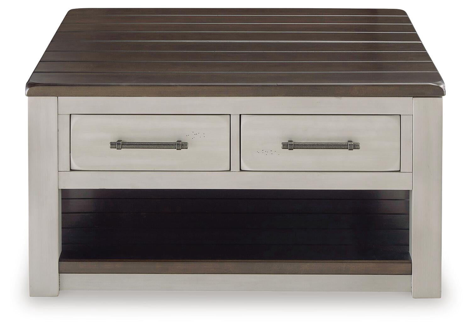 Signature Design by Ashley Darborn Lift-Top Coffee Table, Gray & Brown