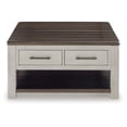 thumbnail image 4 of Signature Design by Ashley Darborn Lift-Top Coffee Table, Gray & Brown, 4 of 9