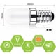 thumbnail image 3 of Bombilla LED E14 para Frigorífico, 1,5W equivalente a 15W, Blanco Cálido 3000K, Bombilla para Frigorífico, Lámpara de Sal, Máquina de Coser, No Regulable, Pack de 2, 3 of 5