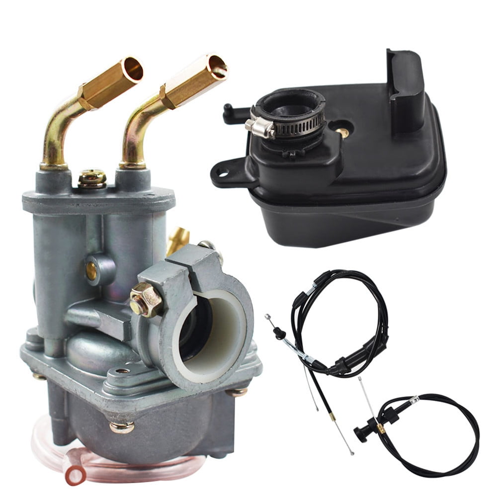 Carburetor with Air Filter & Throttle Choke Cable for Yamaha Y Zinger