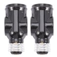 thumbnail image 1 of Shisuyan 2pcs Light Socket to Plug Adapter E26 US Outlet Socket Adapter Light Bulb Socket, 1 of 9