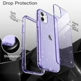 thumbnail image 6 of JETech Glitter Case for iPhone 11, 6.1-Inch, Bling Sparkle Shockproof Phone Bumper Cover, Cute Sparkly for Women and Girls (Light Purple), 6 of 7