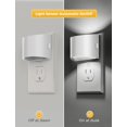 thumbnail image 3 of Luces nocturnas L LOHAS LED para conectar a la pared, 5000 K, paquete de 2 unidades, color blanco, 3 of 7