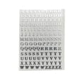 thumbnail image 2 of 3D Self Adhesive Metal Alphabet Letter Stickers, Tiny Alloy Capital Letter Stickers for Scrapbooking DIY Crafts Graduation Cap Decor, Gold Silver Rose Gold 3 Colors Available, Multi-Pack Options, 2 of 6