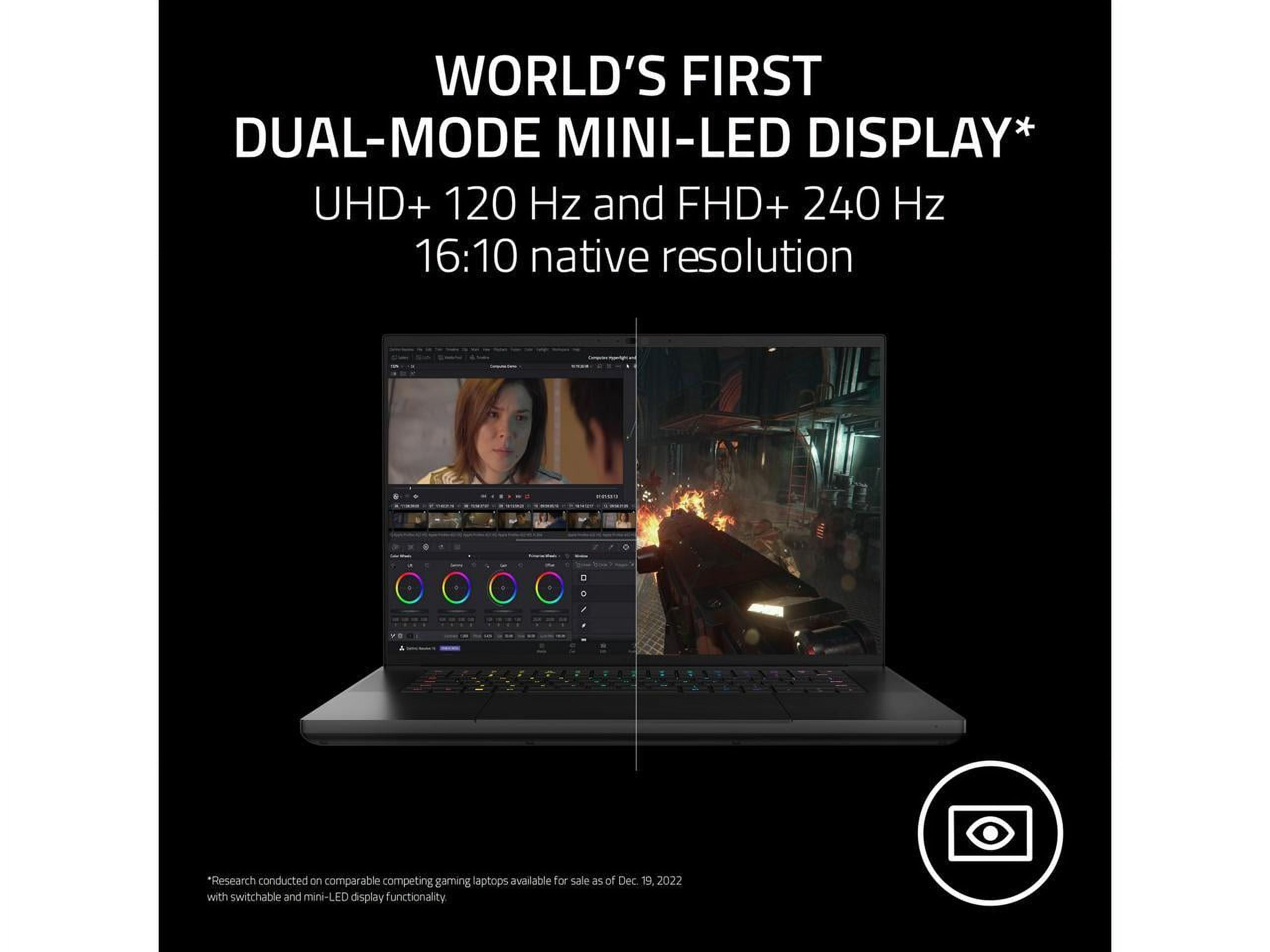 Razer Blade 16 16'' Gaming Laptop Dual Mini LED 4K UHD+FHD Intel i9 HX  NVIDIA GeForce RTX 4090 32GB RAM 2TB SSD Black RZ09-0483UEJ4-R3U1 - Best Buy