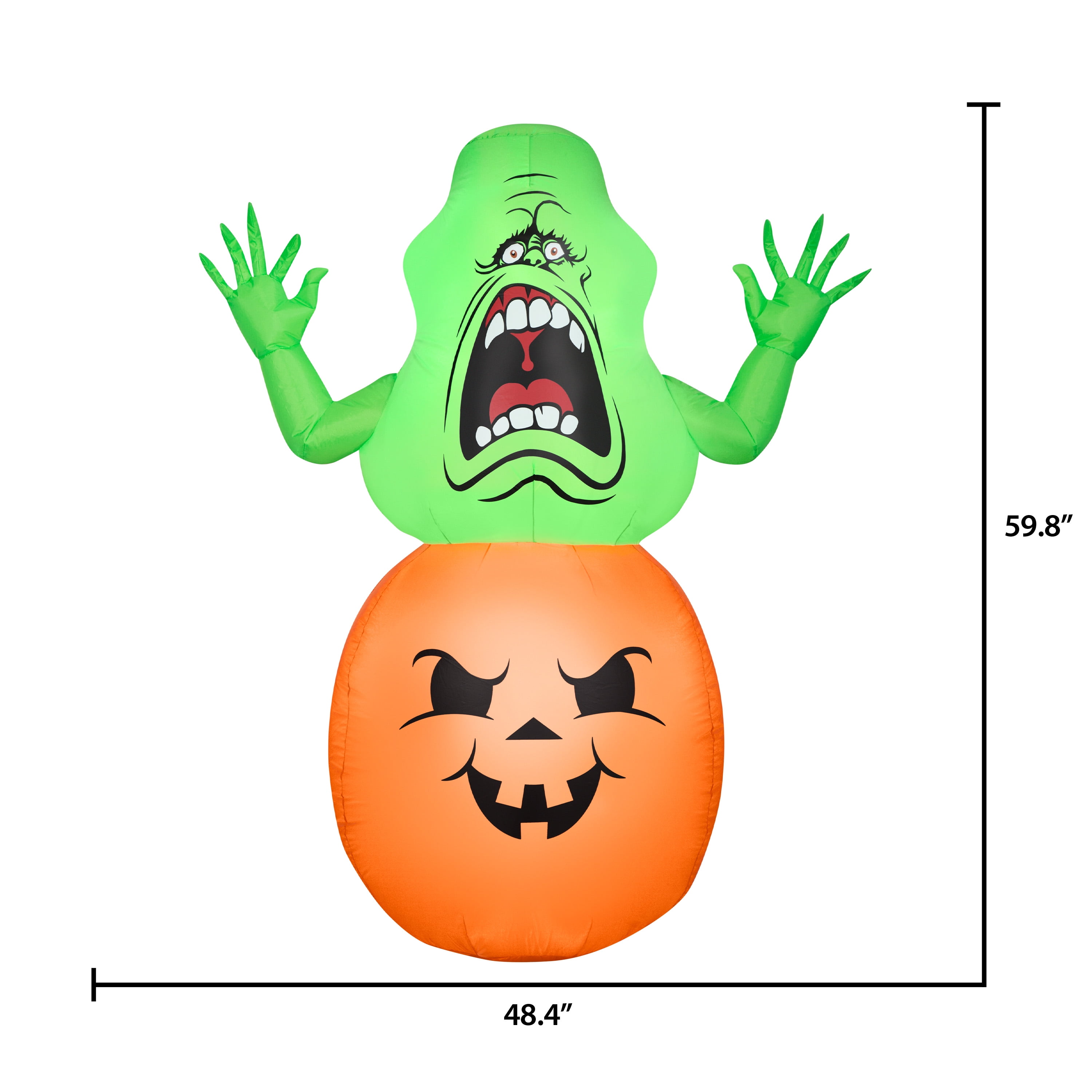 Airblown Slimer on Pumpkin MD Ghostbusters