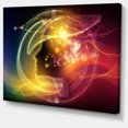 thumbnail image 2 of Illuminating Human Head Fractal - Abstract Canvas Wall Art Print, 2 of 4