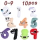 thumbnail image 2 of New letters and numbers Lore plush toy character doll Kawaii stuffed animal toy children's gift, 2 of 5