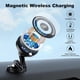 thumbnail image 2 of Cargador magnético inalámbrico para coche de 360° - Soporte plegable totalmente metálico para teléfono móvil de 15 W para MagSafe, compatible con la serie iPhone, accesorios esenciales para el coche, 2 of 7