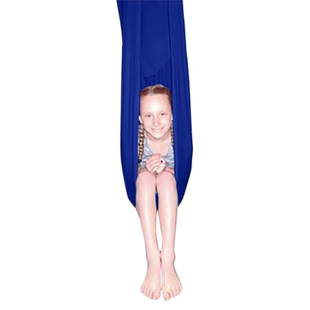 Abilitations 2010429 60 x 40 in. Lycra Cocoon Swing Blue - 120 lbs
