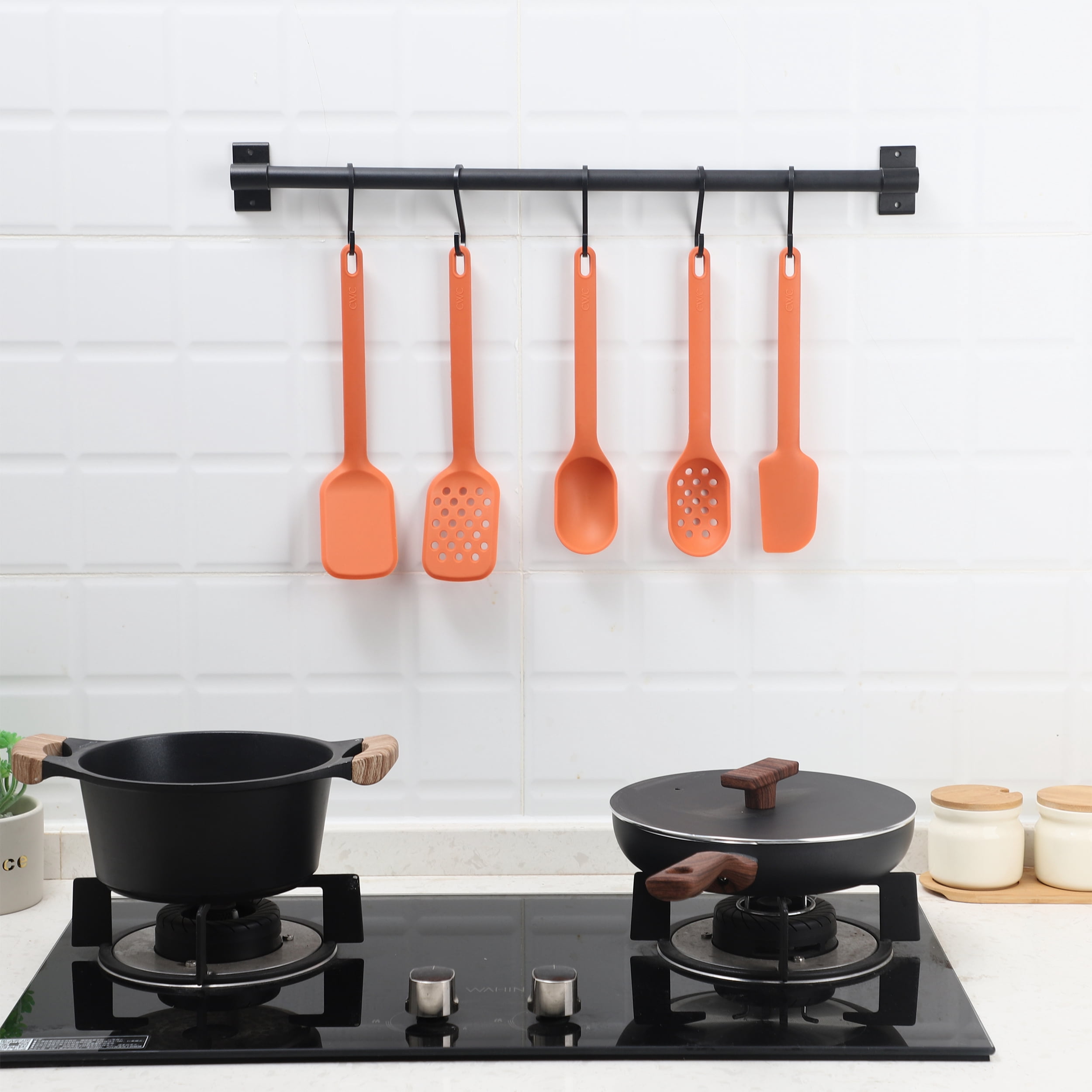 Cook with Color Heat Resistant Silicone Cooking Spoon