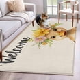 thumbnail image 3 of 4x6 Washable Area Rug, Duck Non-Slip Rectangle Rug for Living Room Office, Welcome Indoor Accent Floor Mat for Home Decor, 3 of 9