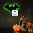 thumbnail image 4 of Taicans 6Pcs Halloween Spider Glow in The Dark Halloween Wall Decals - Self-Adhesive Spooky Decor for Windows,Doors,Light Switch,Home & Party - Reusable,Easy to Apply & Remove, 4 of 7