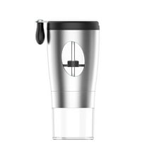 Hyknon Coffee Bean Grinder Coffee Grinder Portable Stainless Steel Coffee Bean Grinder with 32g Capacity Crank Conical Coffee Grinder for Travel Camping Drip Coffee French Press