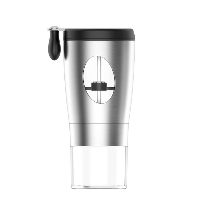Yatlte Moulin à Café Manuel, à Main avec Meule Conique Réglable en Acier Inoxydable, Moulin Portable Efficacité de Mouture Plus Rapide Espresso à Gros pour Bureau, Maison, Camping