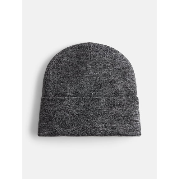 No Boundaries Women's Ribbed Marled Knit Beanie