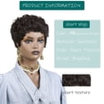 thumbnail image 5 of Short Burgundy Pixie Cut Wigs for  Women Wine  Short Wig for  Women Synthetic Pixie Wigs with Bangs Layered Wig Short Wigs Short Curly Hair Pixie Wigs, 5 of 14