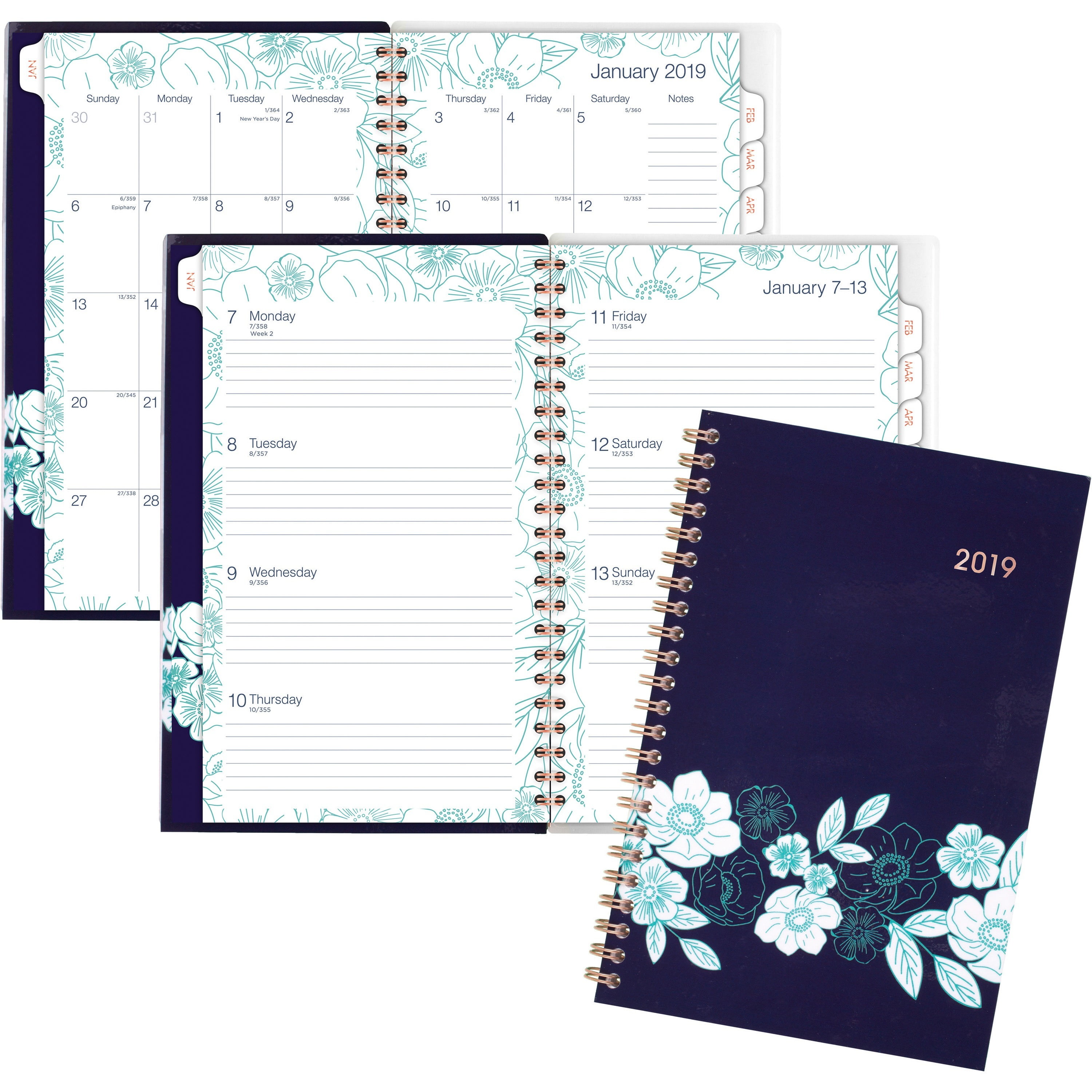 ATAGLANCE Planner Weekly/Monthly JanDec 47/8"x8" Pg Sz Multi