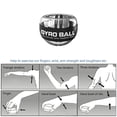 thumbnail image 3 of Fortalecedor de muñeca Wrist Power Gyro Ball GOZATO con arranque automático, 3 of 8