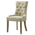 thumbnail image 2 of Set of 4 Upholstered Mid Century Dining Chair, Luxurious Single Dining Chair with Solid Wood Legs (Oak), 2 of 9