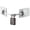White, variant on Computer Security Products Refrigerator Lock Fridge Freezer Security Black Combination Padlock
