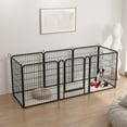 thumbnail image 5 of 8-Panel Heavy Duty Metal Dog Playpen with Door, 31.7" High Pet Exercise Fence for Indoor & Outdoor Use, 5 of 9