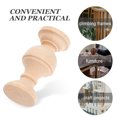 thumbnail image 4 of Shisuyan 4pcs Solid Wood Small Arch Bridge Decorative Baluster For Home Furnishing Decorations Entry Table Decor Coffee Table Decoration, 4 of 9