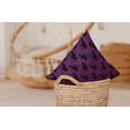 thumbnail image 4 of Simply Daisy 20" x 20" Spooky Cats Decorative Throw Pillow, Amethyst, 4 of 4