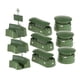 thumbnail image 3 of Accesorios Para Hombres Del -9PCS Kits De De Juguete Modelo De Blockhouse Kits, 3 of 8