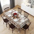 thumbnail image 6 of Texas Star Grey Wooden Table Cloth Waterproof Tablecloths, Farmhouse Berry Countryside Tablecloth Dining Table Cover for Kitchen Party Tabletop Outdoor, Rectangle Tablecloth 54x108 Inch, 6 of 9