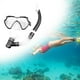 thumbnail image 3 of Set de Snorkel Gafas de Buceo Profesionales Ajustables Elásticos Negro, 3 of 9
