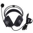 thumbnail image 2 of Auriculares Con Cableado Sobre La Oreja, Jack HQ Sound 3.5 Mm, Auriculares De Cancelación De Ruido Con 2,8 Metros Nylon Tracked Cobre Wire Para Tableta, Computadora, 2 of 7