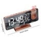 thumbnail image 4 of Reloj despertador digital doble con pantalla de espejo grande, radio reloj para el hogar, dormitorio, oficina, 4 of 7