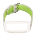 thumbnail image 2 of 20mm Silicone Watchband Soft Breathable Stylish Comfortable Lightweight for OPPO FREE Smart Watch Gray Green + White Shell, 2 of 9