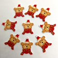 thumbnail image 4 of jifeng 100pcs Mix Christmas Pattern Wood Buttons for Sewing Scrapbook Kid Cloth Decor, 4 of 6