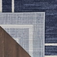 thumbnail image 6 of Nourison Essentials Indoor/Outdoor Navy/Ivory 10' x 14' Area Rug, (10x14), 6 of 10