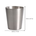 thumbnail image 2 of Verre à Shot Tasse en Acier Inoxydable 250ml Récipient à Boire Antirouille Petite Tasse à Liqueur, 2 of 5