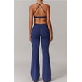 thumbnail image 2 of Conjuntos de entrenamiento for mujer, 2 piezas, sujetador deportivo, camiseta sin mangas, polainas de cintura alta, gimnasio, Yoga, ropa activa, Top de entrenamiento for mujer, 2 of 6