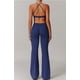 thumbnail image 2 of Conjuntos de entrenamiento for mujer, 2 piezas, sujetador deportivo, camiseta sin mangas, polainas de cintura alta, gimnasio, Yoga, ropa activa, Top de entrenamiento for mujer, 2 of 6