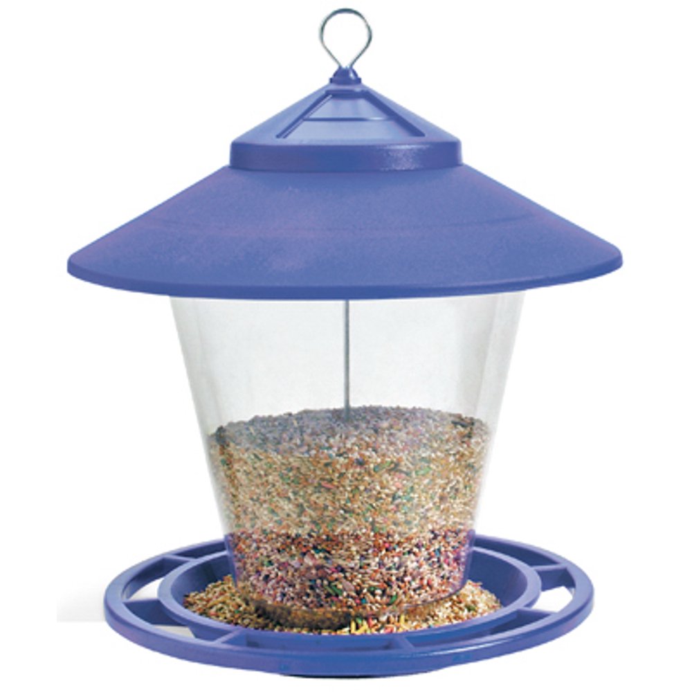 Audubon Hopper Granary Bird Feeder Assorted Colors Red Yellow Blue